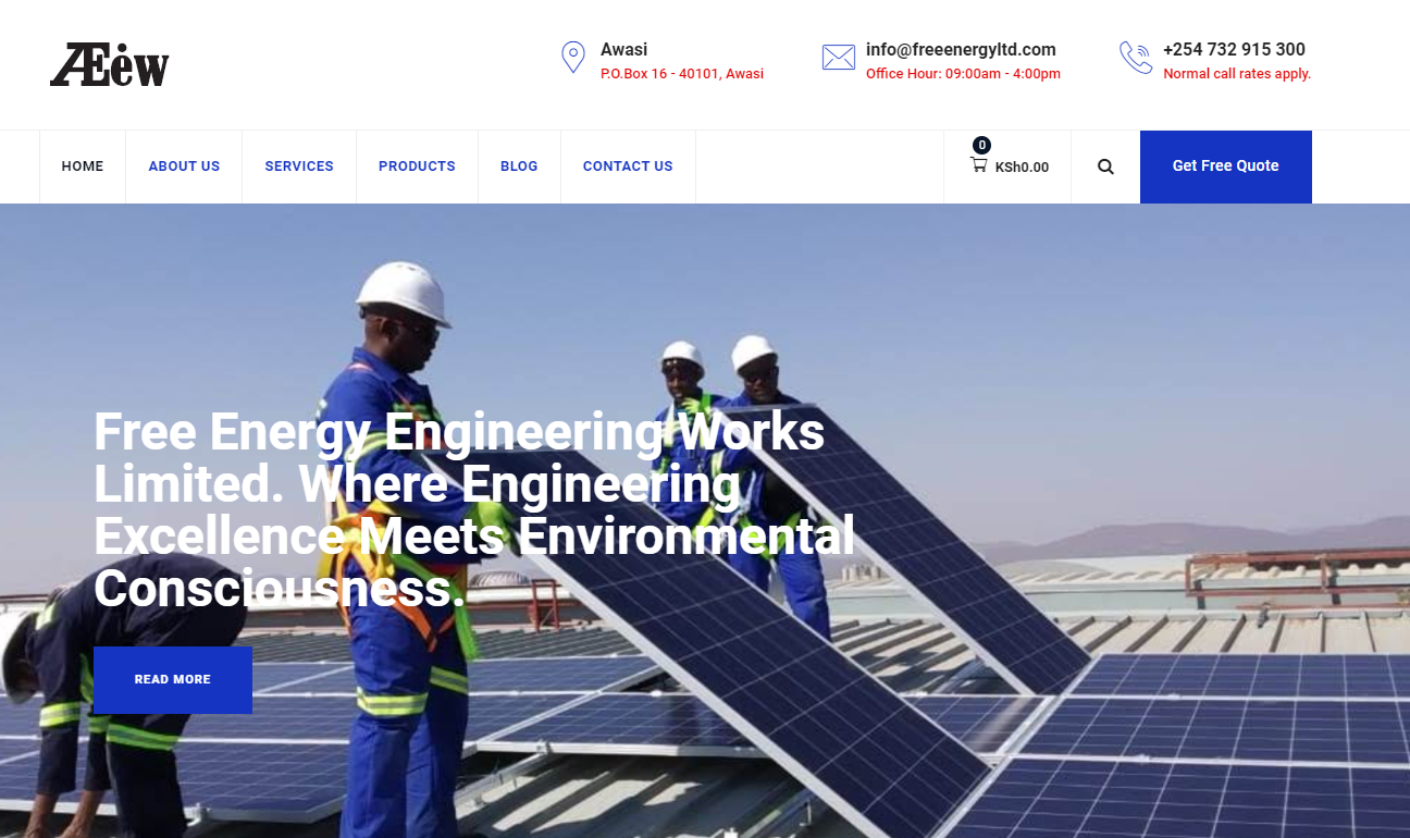 Company Agency Website